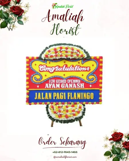 Sewa Papan Bunga Ngamplang